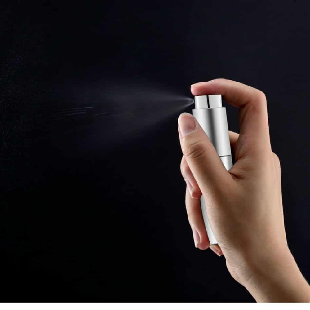 8 ML Refillable Silver Travel Perfume Atomizer 2 Pc
